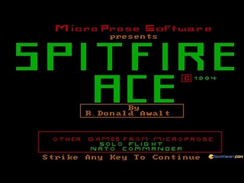 Spitfire Ace gameplay (PC Game, 1984)