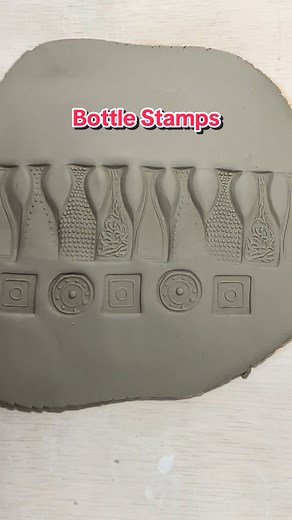 Making Clay Stamps: Easy DIY Project with Bottle Shaped Designs
