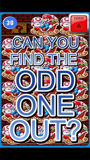 Can You Find The Odd Mario Out In Just 30s?🎄🎁 - 🔴 Expert Challenge 🔴 - 99% fail to do this!