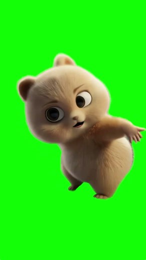 Pokko Baby Boo Dance meme - Green Screen
