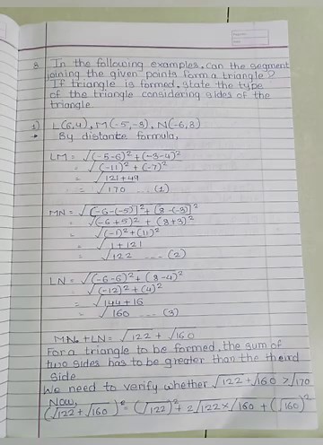 Class 10th Math Part 2 Chapter 5. Co-ordinate Geometry Problem Set 5 Questions 7 to 13 !!