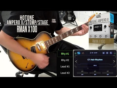 Hotone Ampero II + NAM Profiles | Rman X100 | Playthrough (Rockman X100)