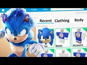 MAKING SONIC THE HEDGEHOG 3 a ROBLOX ACCOUNT