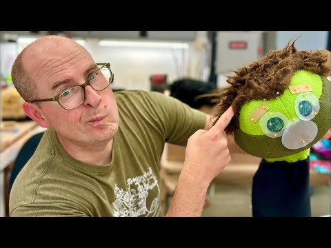 Learn how to make puppet hair!