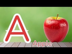 ABC flashcards | English Alphabet with words| Nursery Rhymes | Learn ABC