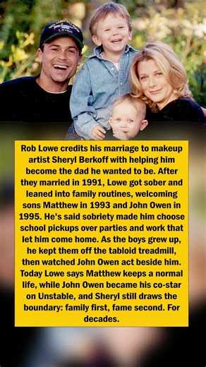 Rob Lowe’s Sober Dad Rule