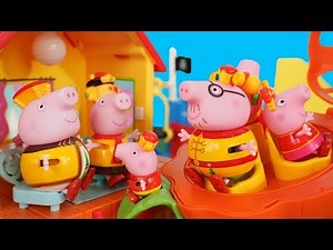 佩佩豬 小豬佩奇一家六口外出春游 Peppa Pig's Family Spring Outing