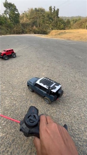 New defender rc model car race 😱 #shorts #rccars