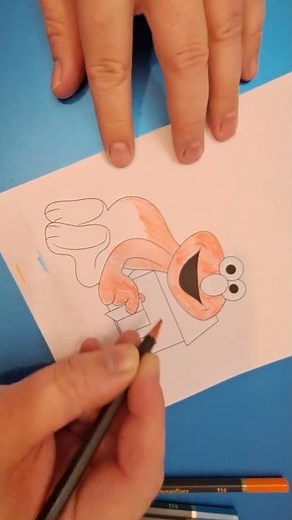 sesame street elmo coloring pages