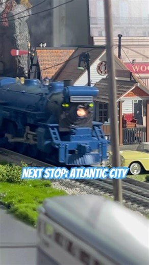 The BEAUTIFUL Blue Comet #modelrailway #train #modeltrains #jersey #oscale #train