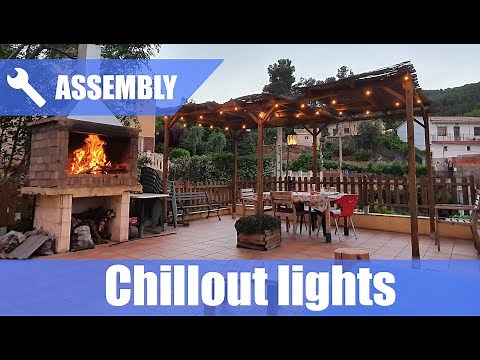 Wedding CHIILOUT Outdoor LED String Lights Tomshine G40 [INSTALLATION]