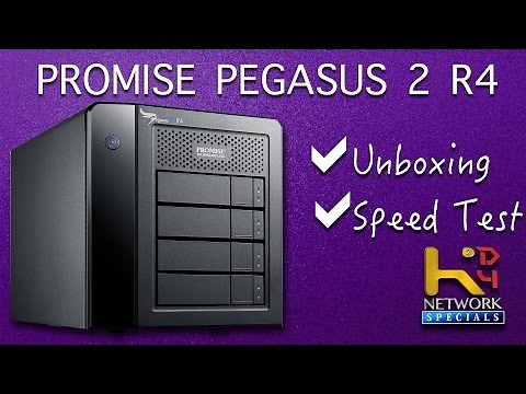 Promise Pegasus 2 R4 [Unboxing/Speed Test]