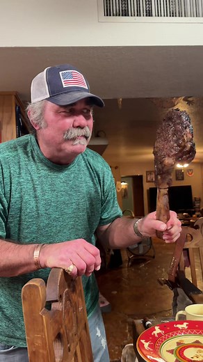 A steak cooked by me #donfrye #steak #bbq #tomahawk | Don Frye