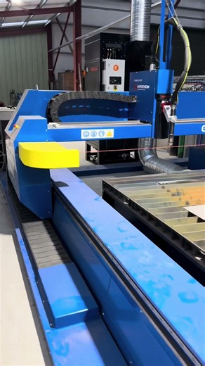 8mm mild steel cut on a Bluemotion CNC plasma system. Clean edges. Production-ready. 🔥 #cncplasma