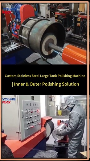 Custom Stainless Steel Large Tank Polishing Machine | Inner & Outer Polishing Solution