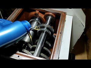 #13 Changing the oil in lathe headstock
