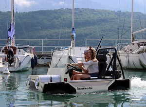 lazareth's MOKE amphibie is an amphibious cult classic car