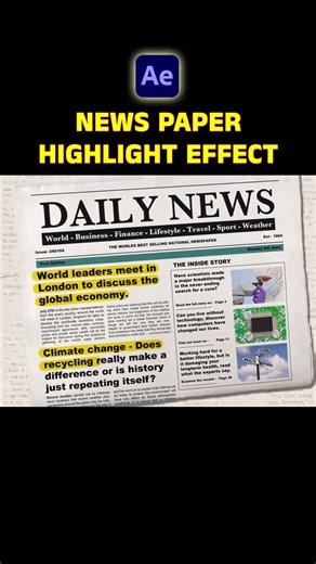 Text Highlight Effect in After Effects 🔥 | Tamil #Shorts #aftereffects