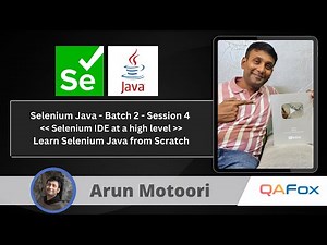 Day 4 - Selenium IDE at a high level | Selenium Java - Batch 2
