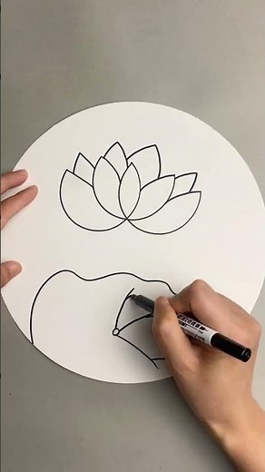 Simple and beautiful creative children's paintings, try them with your children. # Parent-child act