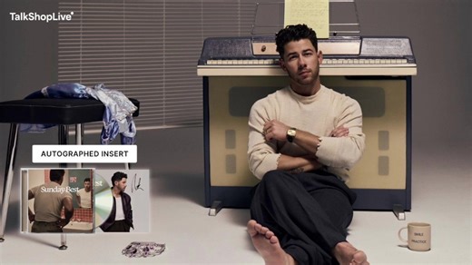 Comment 'SHOP' during the show for links to order Nick Jonas' new album, Sunday Best, with a signed insert! Shop here: https://talkshop.live/watch/bOe4DYoALkrM | Nick Jonas