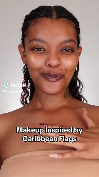 Caribbean Flag Inspired Makeup Transformations