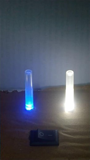 multi color light USB Syringe cap#initial #easy #creative #project #experiment #lamp