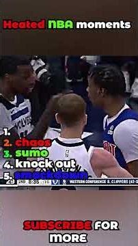 Ranking the Craziest NBA Fights Ever 😳🔥