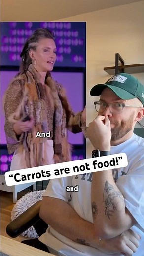“Carrots are not food!” #nutritiontips #animalbased #healthyeating #bodyneutrality