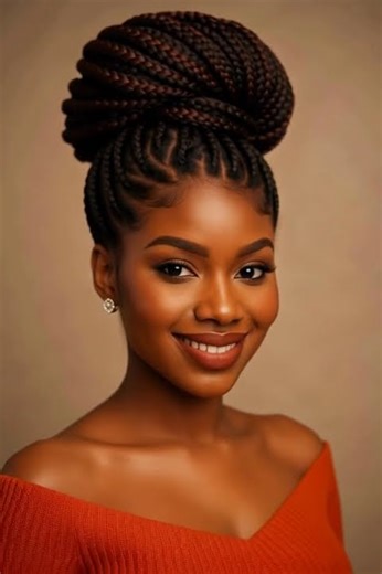 ✨ “Classy African Updo 😍🔥”