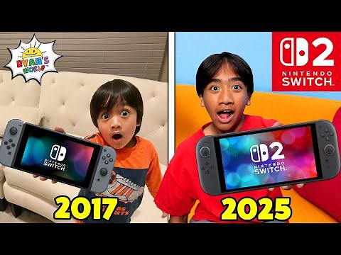 Ryan Grew Up with Nintendo Switch… Now He’s Playing on Nintendo Switch 2!