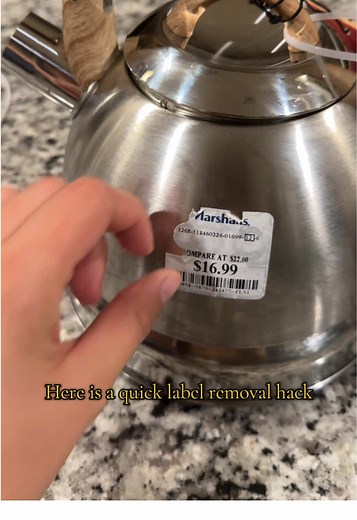 Quick Label Sticker Removal Hack for Busy Moms