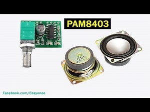 How To Make Audio Amplifier Using PAM8403 5V 2-Channel 3-Watt