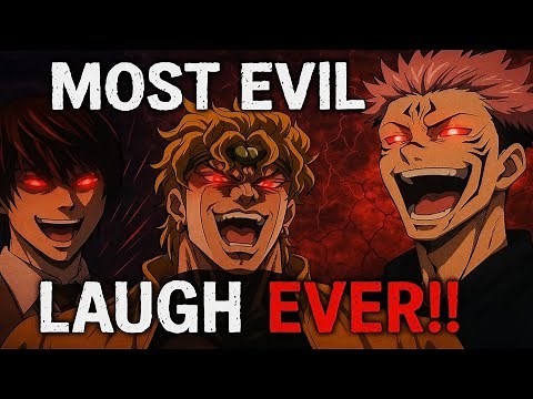 "Top 5 Most Evil Anime Laughs of All Time | Sukuna, Light Yagami, Dio"