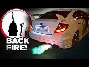 INSTALANDO KIT BACK FIRE NO CIVIC - PASSO A PASSO