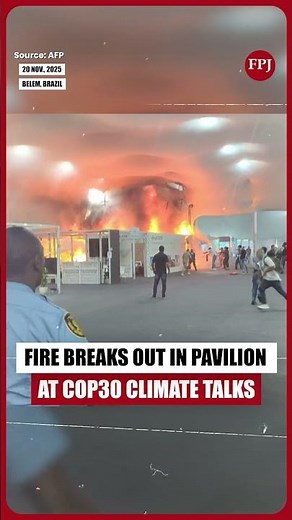 Fire Breaks Out Inside COP30 Pavilion Amid Climate Talks