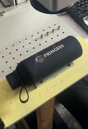 Customized Matte Bottle Engraving – Personalized Name & Logo