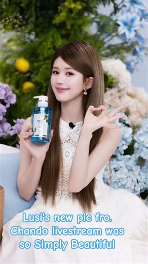 Lusi's new pic fro. Chando livestream was so Simply Beautiful