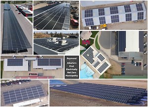Case study: Raymond, AB, installs solar arrays to create net-zero electricity system