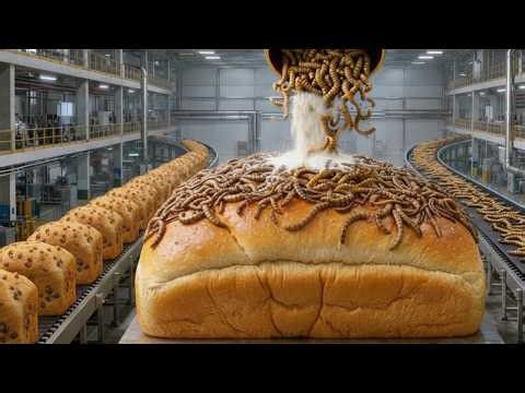 Inside the Mealworm Bread Production Facility | Step-by-Step