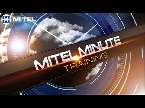 Mitel® Minute Training: 6867i How to use Call Forward
