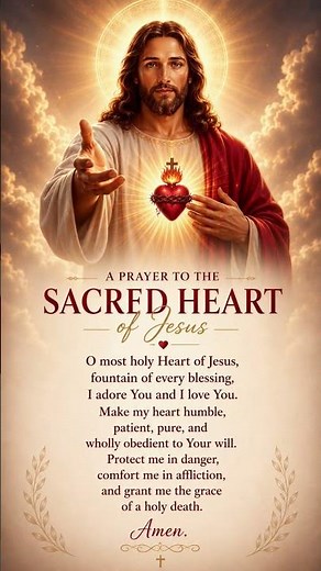 This Prayer to the Sacred Heart of Jesus Will Touch Your Soul | Feast Day Prayer