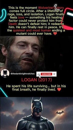 In Logan (2017) — Wolverine Finally Rests 💔 #shorts #wolverine