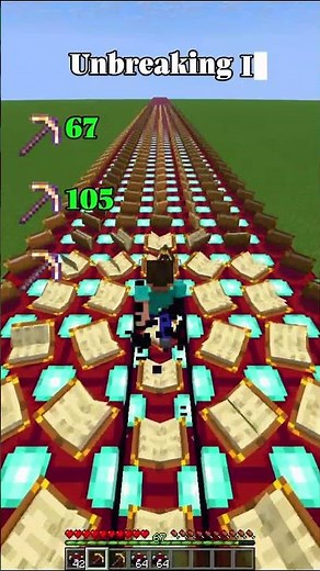 Enchantment Tables vs Gold Unbreaking Levels