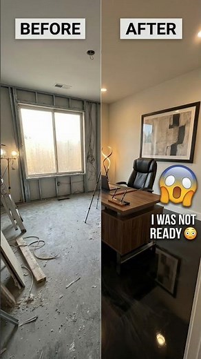 Small Room to Dream Office 😍 Home Office Makeover (Before & After)Tiny Space, Big Upgrade 😱