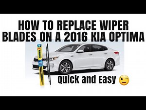 How to Replace Wiper Blades on a 2016 Kia Optima