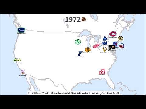 NHL team and logo history 1917 - 2017