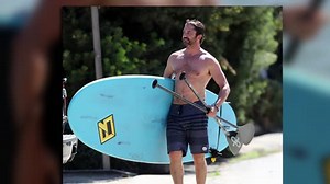 Gerard Butler Shows Off His Buff Body on the Beach