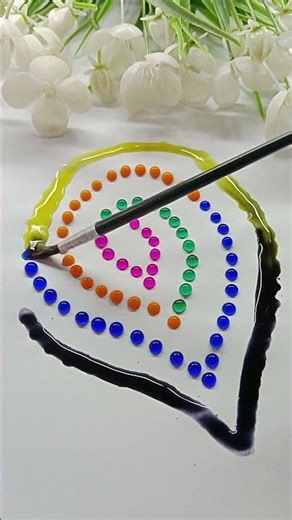 Colour drops mixing Short 🎨 | #art #funny #drawing #colors