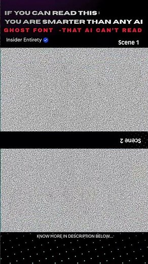 This Hidden Font CONFUSED AI... But Humans Read It Instantly 🤯